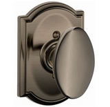 Schlage Siena Non-Turning One-Sided Dummy Door Knob with Decorative Camelot Trim