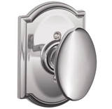 Schlage Siena Non-Turning One-Sided Dummy Door Knob with Decorative Camelot Trim