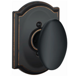 Schlage Siena Non-Turning One-Sided Dummy Door Knob with Decorative Camelot Trim
