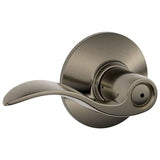Schlage Residential F40 - Privacy Lock - Accent Lever, 16080 Latch and 10027 Strike