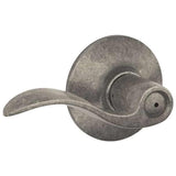 Schlage Residential F40 - Privacy Lock - Accent Lever, 16080 Latch and 10027 Strike