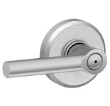 Schlage Broadway Privacy Door Lever Set with Decorative Greyson Trim