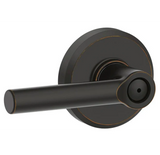 Schlage Broadway Privacy Door Lever Set with Decorative Greyson Trim