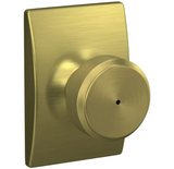 Schlage Residential F40 - Privacy Lock - Bowery Knob, 16080 Latch and 10027 Strike - Century Trim