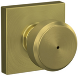 Schlage Residential F40 - Privacy Lock - Bowery Knob, 16080 Latch and 10027 Strike - Collins Trim