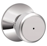 Schlage Residential F40 - Privacy Lock - Bowery Knob, 16080 Latch and 10027 Strike -Kinsler Rose