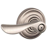 Schlage Residential F40 - Privacy Lock - Champagne Lever, 16080 Latch and 10027 Strike - Alden Rose