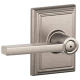 Schlage Residential F40 - Privacy Lock - Latitude Lever, 16080 Latch and 10027 Strike