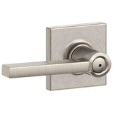 Schlage Residential F40 - Privacy Lock - Latitude Lever, 16080 Latch and 10027 Strike