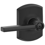 Schlage Residential F40 - Privacy Lock - Latitude Lever, 16080 Latch and 10027 Strike