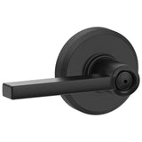 Schlage Latitude Privacy Door Lever Set with Decorative Greyson Trim