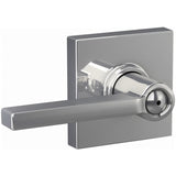 Schlage Residential F40 - Privacy Lock - Latitude Lever, 16080 Latch and 10027 Strike
