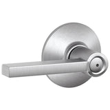 Schlage Residential F40 - Privacy Lock - Latitude Lever, 16080 Latch and 10027 Strike