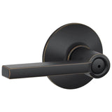 Schlage Residential F40 - Privacy Lock - Latitude Lever, 16080 Latch and 10027 Strike