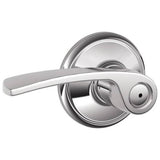 Schlage Residential F40 - Privacy Lock - Merano Lever, 16080 Latch and 10027 Strike