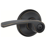 Schlage Residential F40 - Privacy Lock - Merano Lever, 16080 Latch and 10027 Strike
