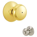 Schlage Residential F40 - Privacy Lock - Plymouth Knob, 16080 Latch and 10027 Strike - Kinsler Rose