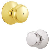 Schlage Residential F40 - Privacy Lock - Plymouth Knob, 16080 Latch and 10027 Strike - Kinsler Rose