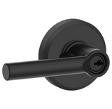 Schlage Broadway Single Cylinder Keyed Entry Door Lever Set with Decorative Greyson Trim