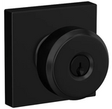 Schlage Bowery Single Cylinder Keyed Entry Door Knob Set with Decorative Collins Trim