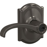 Schlage Residential F51A - Entry Lock - Whitney Lever, C Keyway with 16211 Latch and 10063 Strike - Camelot Rose
