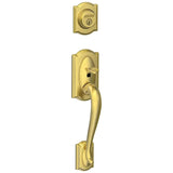 Schlage Residential F58 Camelot Exterior Active Handleset Only with C Keyway