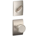 Schlage Bowery Single Cylinder Interior Pack with Decorative Century Trim - Exterior Handleset Sold Separately