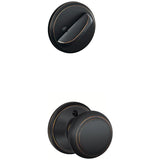 Schlage Residential F59 - Andover Knob Single Cylinder Interior Pack - Exterior Handleset Sold Separately