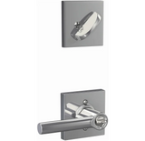 Schlage Broadway Lever Single Cylinder Keyed Entry Interior Pack with Collins Trim - Exterior Handleset Sold Separately