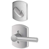Schlage Residential F59 - Broadway Knob Single Cylinder Interior Pack - Exterior Handleset Sold Separately