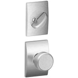 Schlage Residential F59 - Bowery Knob Single Cylinder Interior Pack - Exterior Handleset Sold Separately