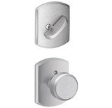 Schlage Bowery Single Cylinder Interior Pack with Decorative Greenwich Trim - Exterior Handleset Sold Separately