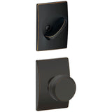 Schlage Residential F59 - Bowery Knob Single Cylinder Interior Pack - Exterior Handleset Sold Separately