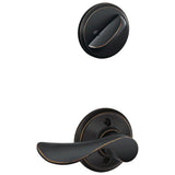 Schlage Residential F59 - Champagne Lever Single Cylinder Interior Pack - Exterior Handleset Sold Separately