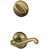 Schlage Residential F59 - Flair Lever Single Cylinder Interior Pack - Exterior Handleset Sold Separately - Kinsler Rose