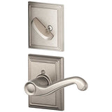 Schlage Residential F59 - Flair Lever Single Cylinder Interior Pack - Exterior Handleset Sold Separately - Addison Rose