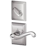 Schlage Residential F59 - Flair Lever Single Cylinder Interior Pack - Exterior Handleset Sold Separately - Addison Rose