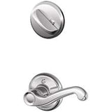 Schlage Residential F59 - Flair Lever Single Cylinder Interior Pack - Exterior Handleset Sold Separately - Kinsler Rose