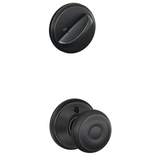 Schlage Georgian Single Cylinder Interior Pack - Exterior Handleset Sold Separately