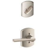 Schlage Residential F59 - Latitude Single Cylinder Interior Pack - Exterior Handleset Sold Separately