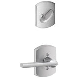 Schlage Residential F59 - Latitude Single Cylinder Interior Pack - Exterior Handleset Sold Separately