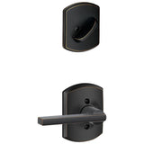 Schlage Residential F59 - Latitude Single Cylinder Interior Pack - Exterior Handleset Sold Separately