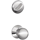 Schlage Residential F59 - Orbit Knob Single Cylinder Interior Pack - Exterior Handleset Sold Separately