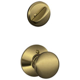 Schlage Residential F59 - Plymouth Knob Single Cylinder Interior Pack - Exterior Handleset Sold Separately