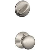Schlage Residential F59 - Plymouth Knob Single Cylinder Interior Pack - Exterior Handleset Sold Separately