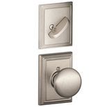 Schlage Plymouth Single Cylinder Interior Pack with Decorative Addison Trim - Exterior Handleset Sold Separately