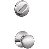 Schlage Residential F59 - Plymouth Knob Single Cylinder Interior Pack - Exterior Handleset Sold Separately
