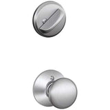 Schlage Residential F59 - Plymouth Knob Single Cylinder Interior Pack - Exterior Handleset Sold Separately