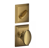 Schlage Siena Single Cylinder Interior Pack with Decorative Addison Trim - Exterior Handleset Sold Separately