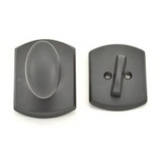 Schlage Siena Residential Single Cylinder Keyed Entry Interior Pack with Greenwich Trim